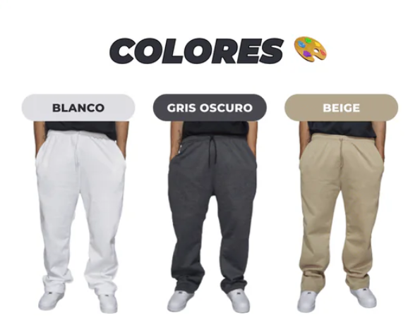Jogger Bota Recta Para Hombre - PAGA 2 LLEVA 3
