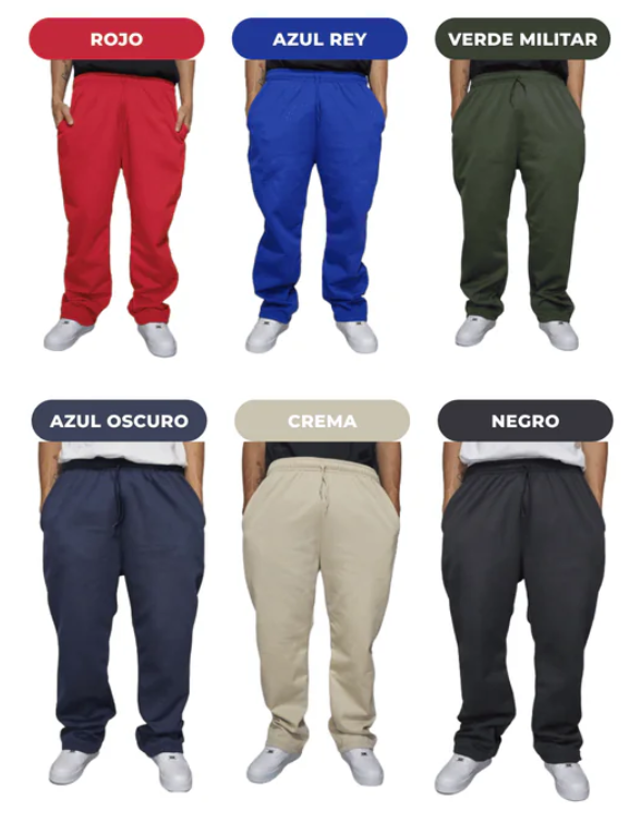 Jogger Bota Recta Para Hombre - PAGA 2 LLEVA 3