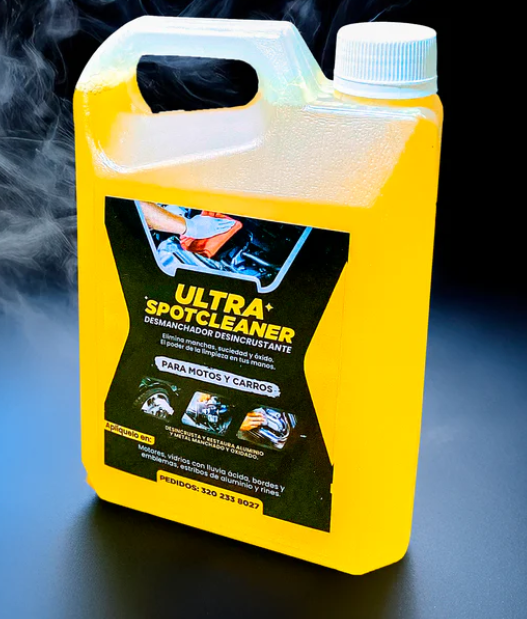 ULTRA SPOTCLEANER - PODEROSO DESMANCHADOR, DESOXIDANTE Y DESINCRUSTANTE