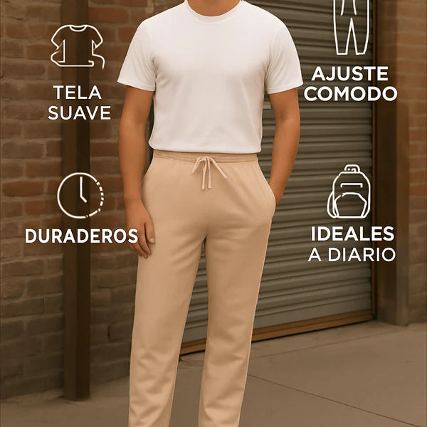 Jogger Bota Recta Para Hombre - PAGA 2 LLEVA 3